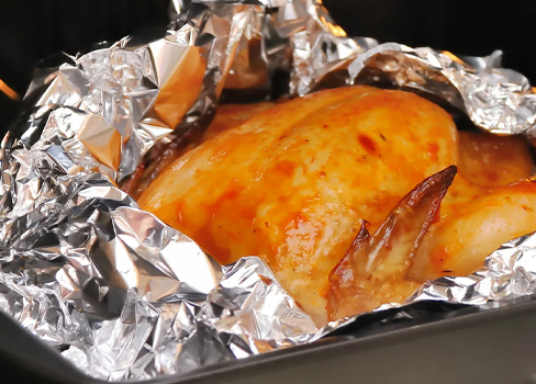 Hushålls aluminiumfolierulle
